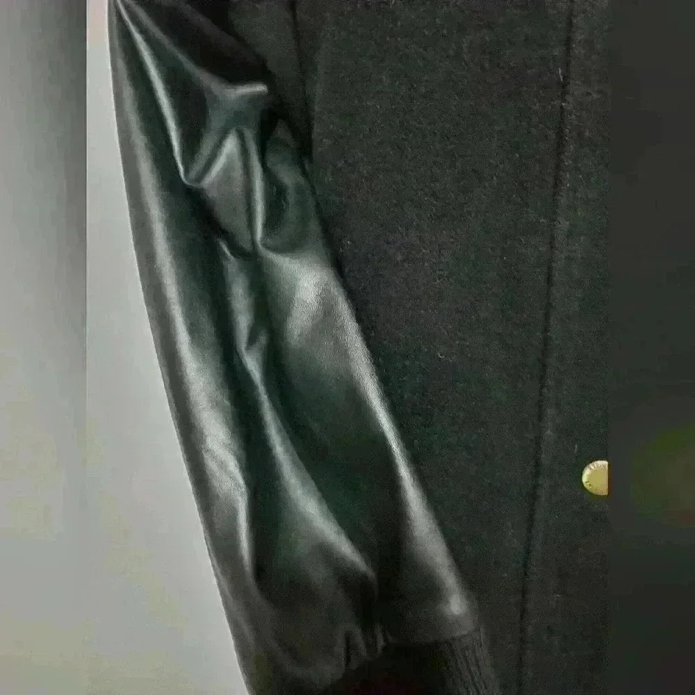 Bike Repair Shop Beanpole wool black relaxed fit jacket. Size 85 Korean (2 US) - Picture 4 of 13